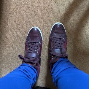 Coach high top woman’s sneakers size 8 . Perfect condition